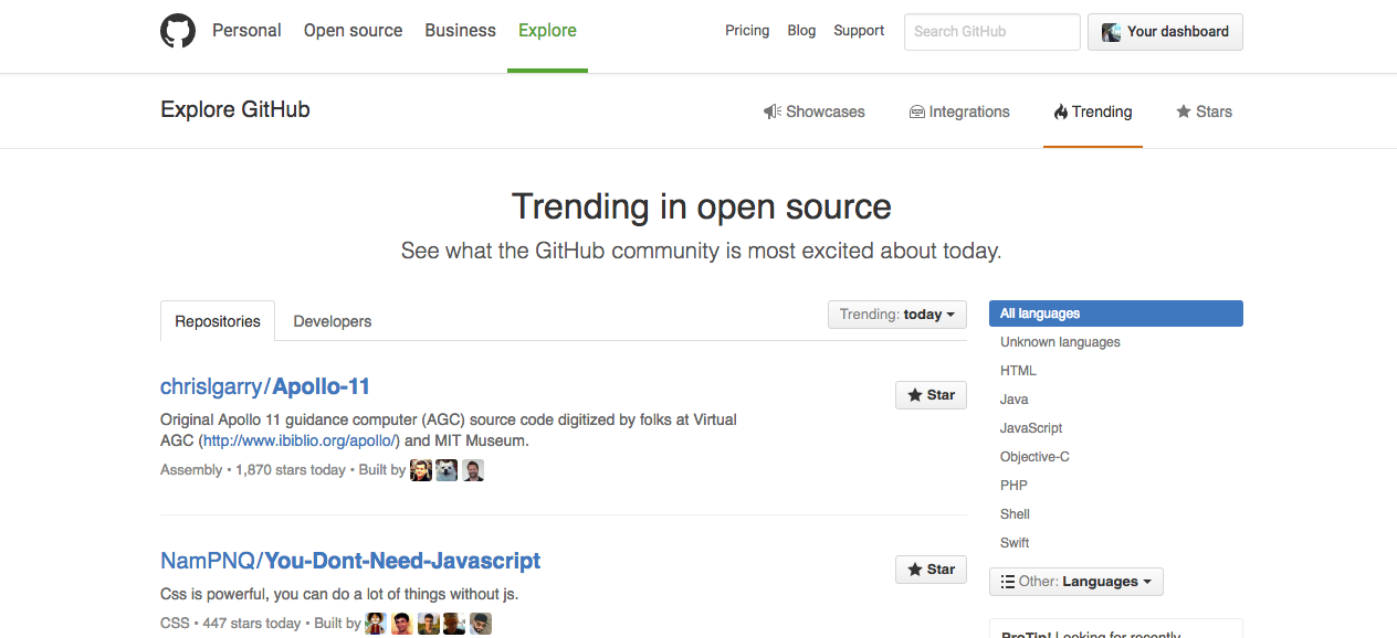 github